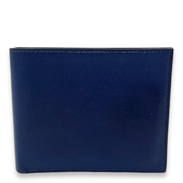 Silkin Bifold Navy in Calfskin