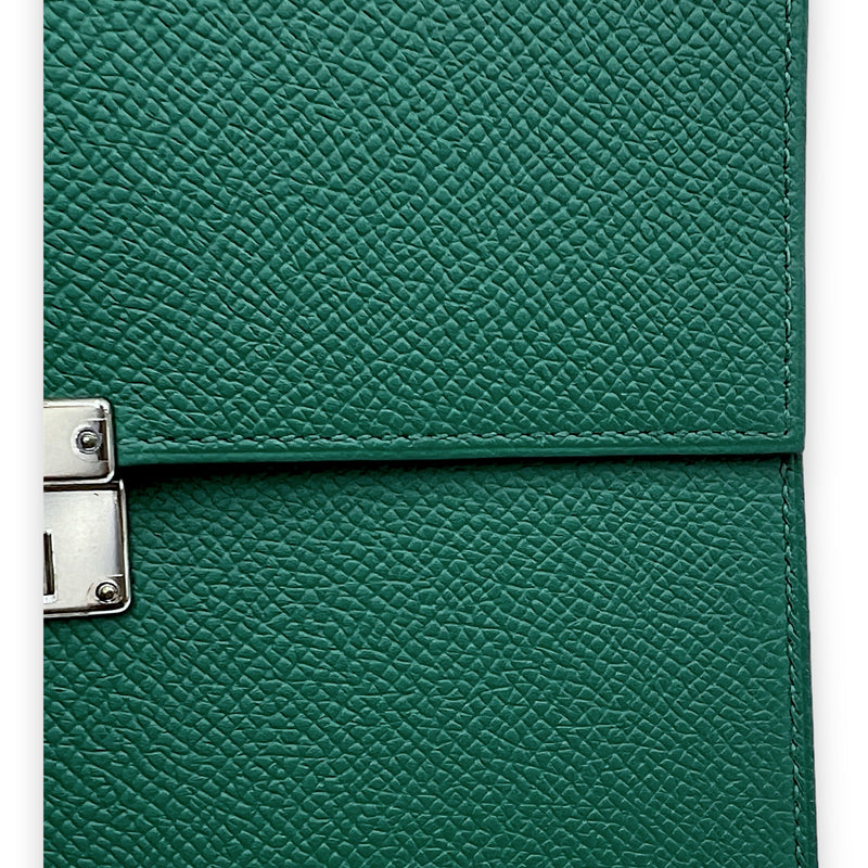 Clic 16 Strap Green in Epsom Leather, Palladium hardware