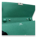 Clic 16 Strap Green in Epsom Leather, Palladium hardware