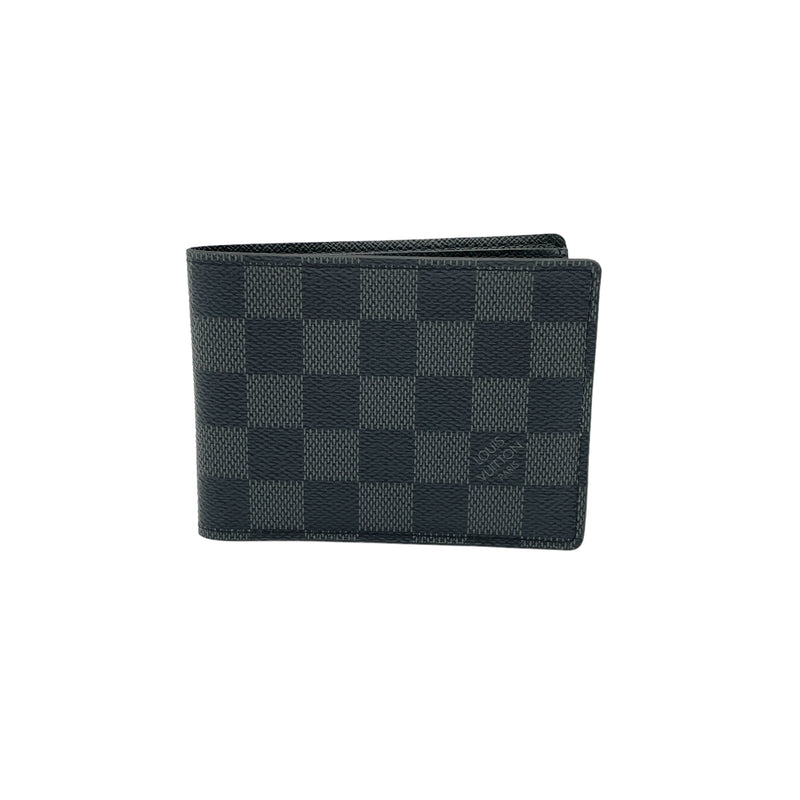 Multiple Damier Graphite Wallet in Coated Canvas