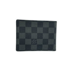 Multiple Damier Graphite Wallet in Coated Canvas