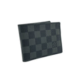 Multiple Damier Graphite Wallet in Coated Canvas