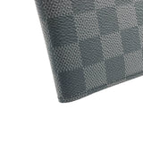 Multiple Damier Graphite Wallet in Coated Canvas