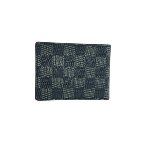 Multiple Damier Graphite Wallet in Coated Canvas