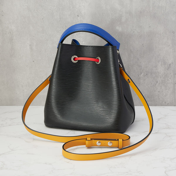 Neonoe BB Bucket Bag in Epi Leather, Silver Hardware