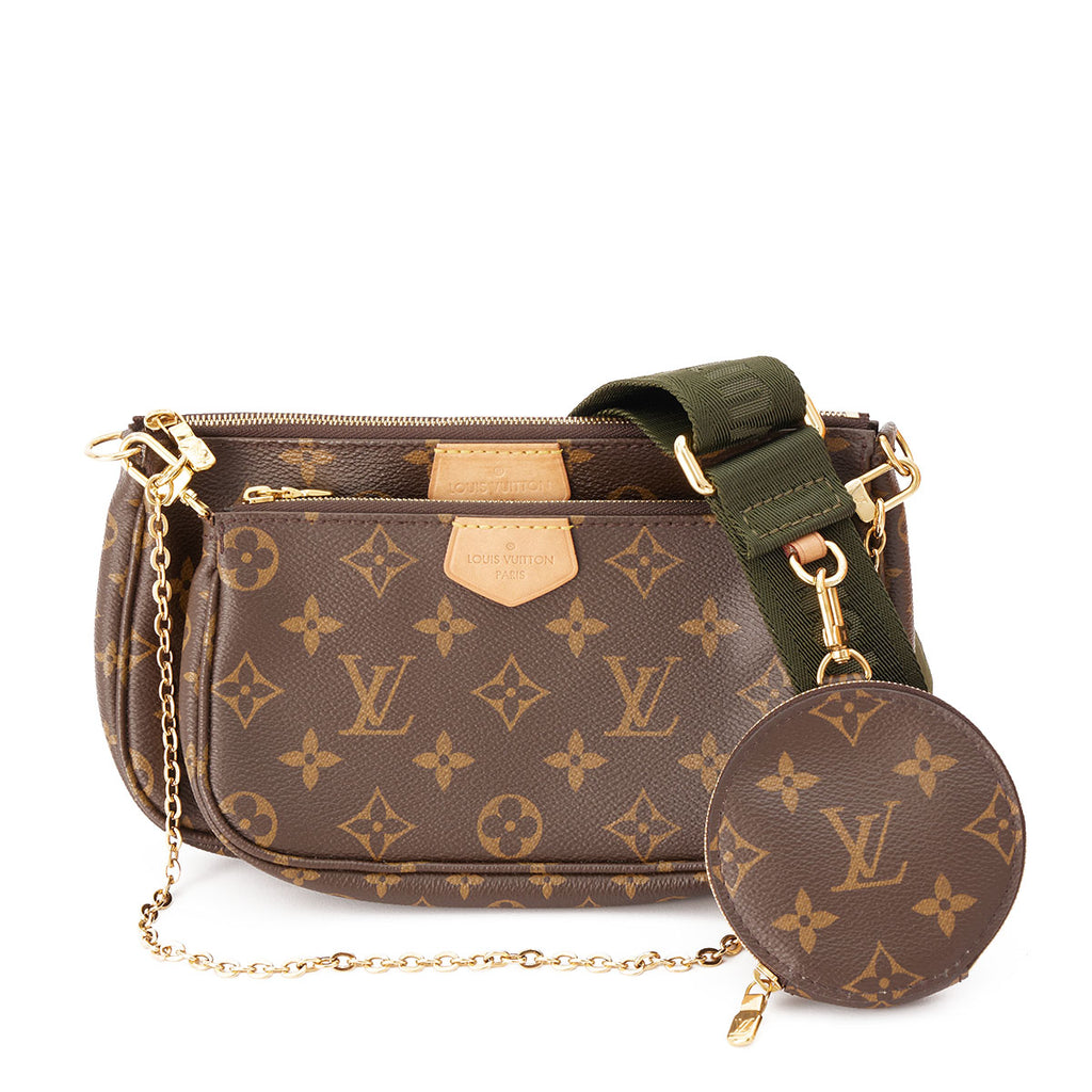 Louis Vuitton LV Multi Pochette Accessoires Crossbody Bag. 3 Bags In 1.
