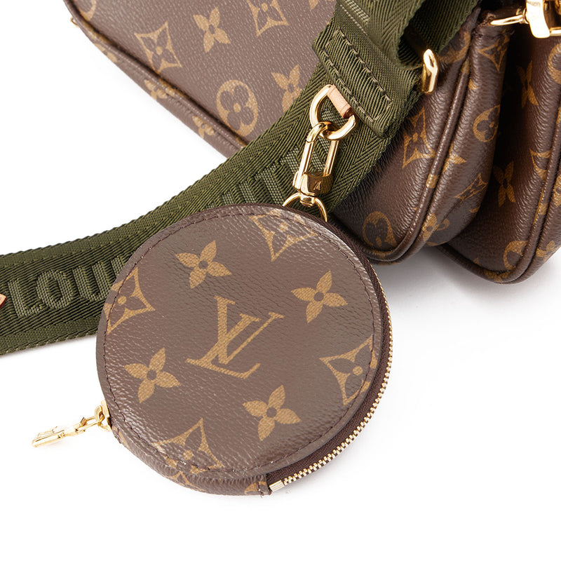 Louis+Vuitton+Multi+Pochette+Accessoires+Crossbody+Brown+Canvas