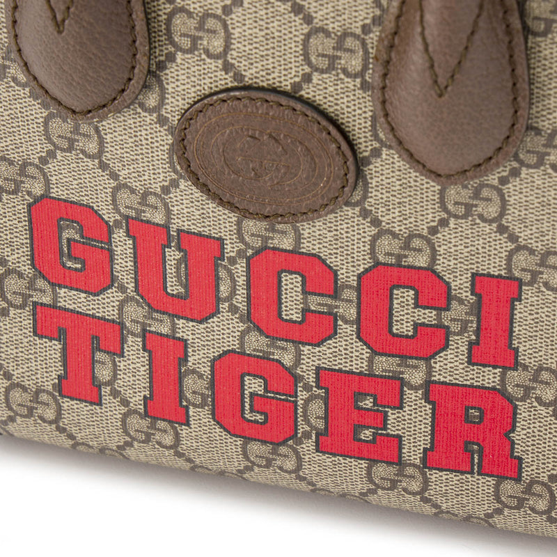 Gucci Beige Brown Guccissima Coated Canvas Tiger Tote Bag in -  Denmark