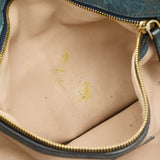 Front Zip Pocket Tote Bag in Calfskin, Gold Hardware