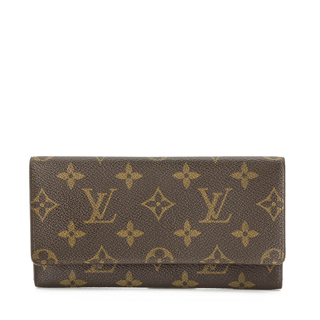 Louis Vuitton Vintage Monogram Tri-Fold Business Card Holder Wallet