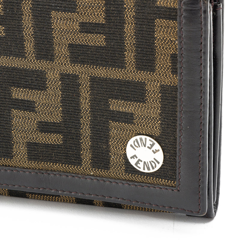 Zucca Long Wallet in Jacquard, Gold Hardware