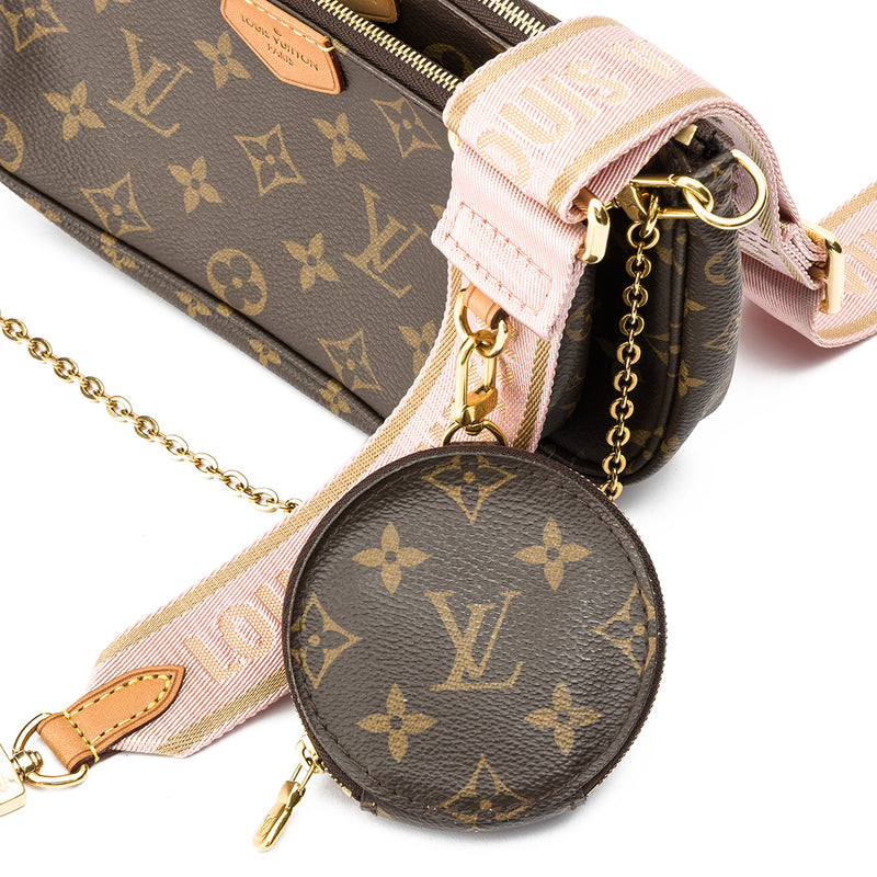 Louis Vuitton Khaki And Brown Monogram Canvas Multi Pochette Accessories  Crossbody Gold Tone Hardware Available For Immediate Sale At Sotheby's