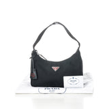 Re-edition 2000 Mini Shoulder bag in Re-Nylon, Silver Hardware