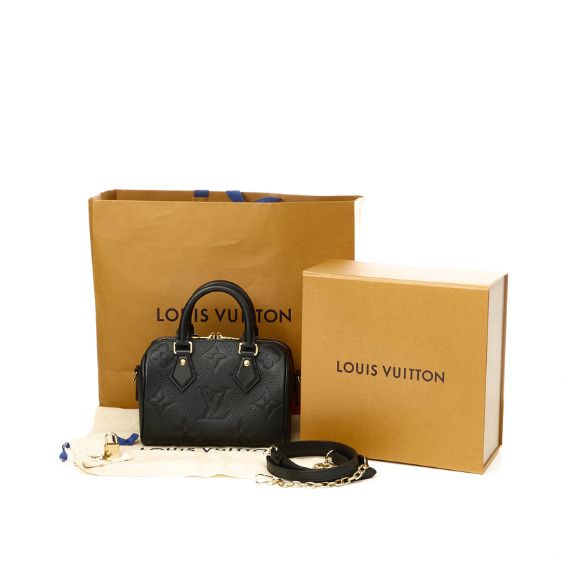 Louis Vuitton Monogram Empreinte Speedy Bandouliere 20