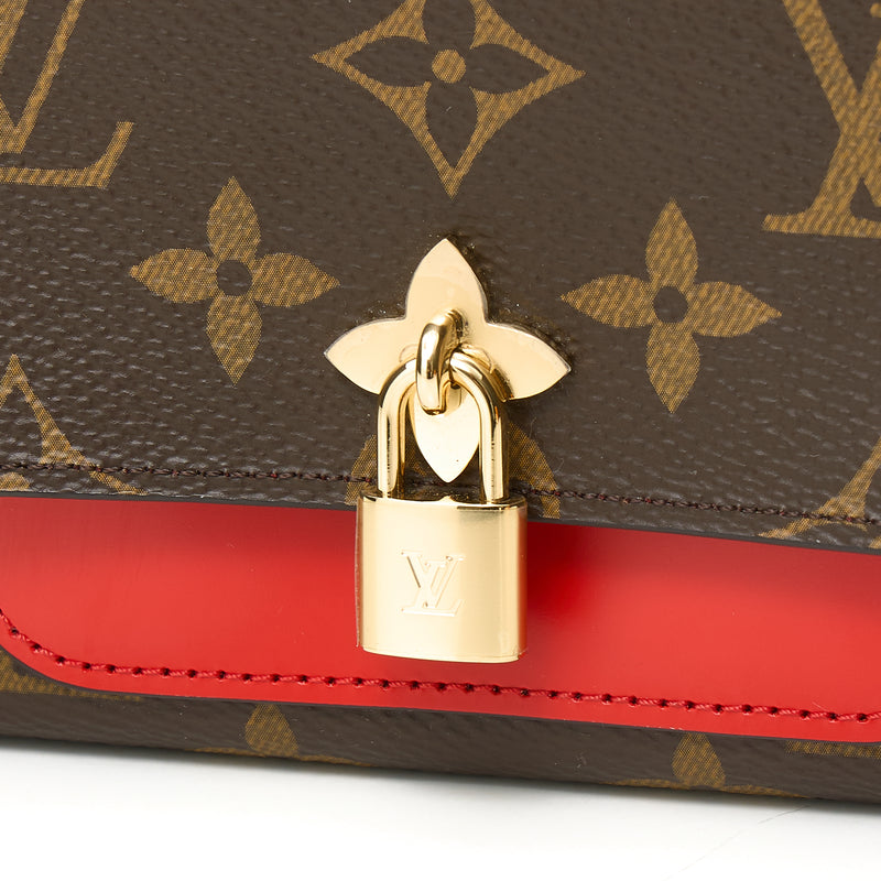 Louis Vuitton LOUIS VUITTON Monogram Portefeuille Flower Compact Folding  Wallet with Hook M62567
