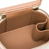 Classic Mini Top Handle Vanity bag in Lambskin, Light Gold Hardware