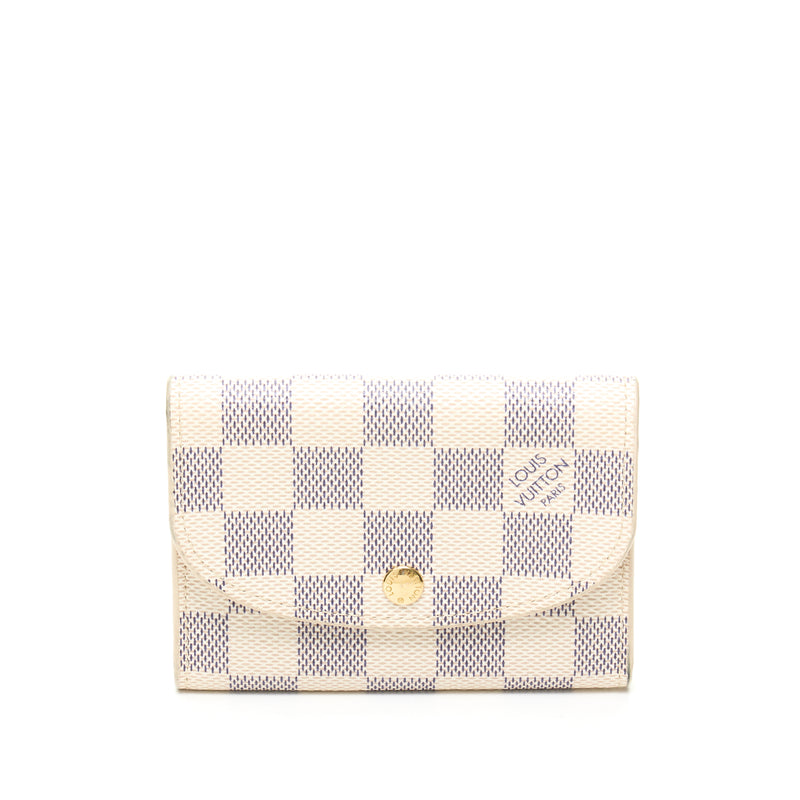 Rosalie Damier Coin purse in Coated canvas, Gold Hardware