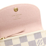 Rosalie Damier Coin purse in Coated canvas, Gold Hardware