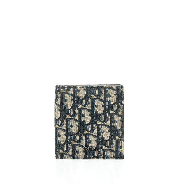 Vertical Oblique Wallet in Jacquard,  Hardware