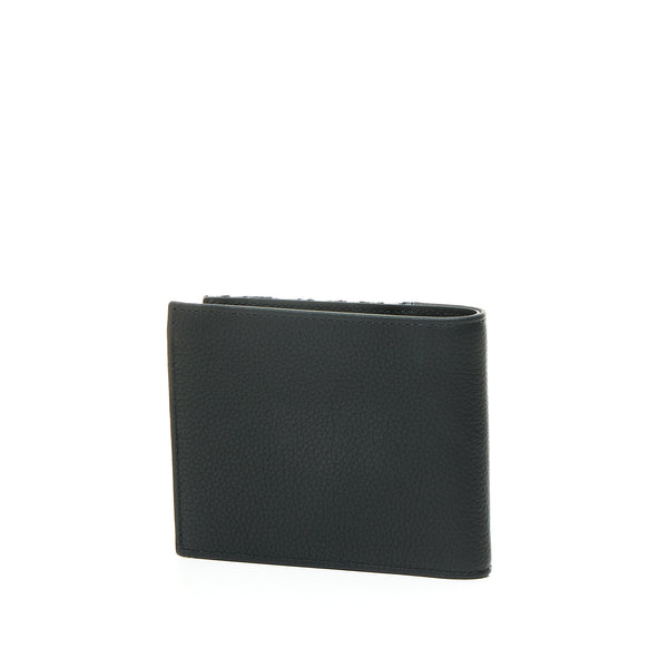Saddle Oblique Fold Wallet in Jacquard, Ruthenium Hardware