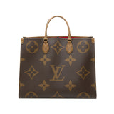 OnTheGo GM Tote bag in Monogram coated canvas, Gold Hardware