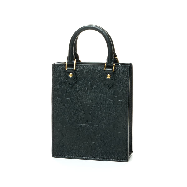 Sac Plat Petit Tote bag in Monogram Empreinte leather, Gold Hardware