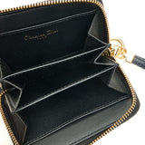 Caro Zip Coin purse in Calfskin, Gold Hardware