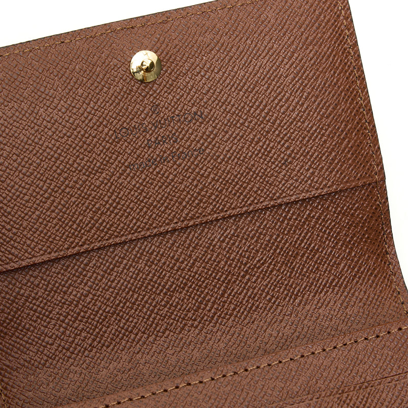 Fold Card holder in Monogram Coated Canvas