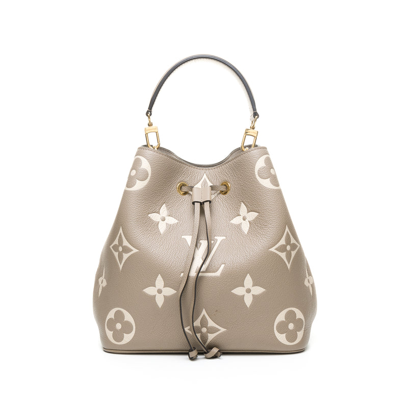 Luxury Monogram Canvas and Leather Handbag Neonoe