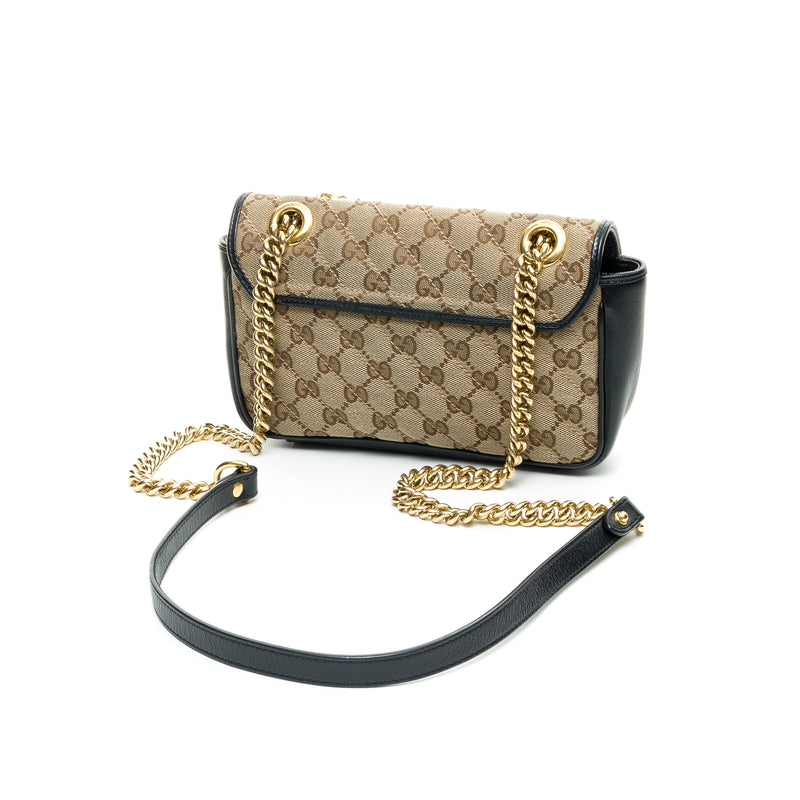 GG Marmont Mini Shoulder bag in Jacquard Gold Hardware