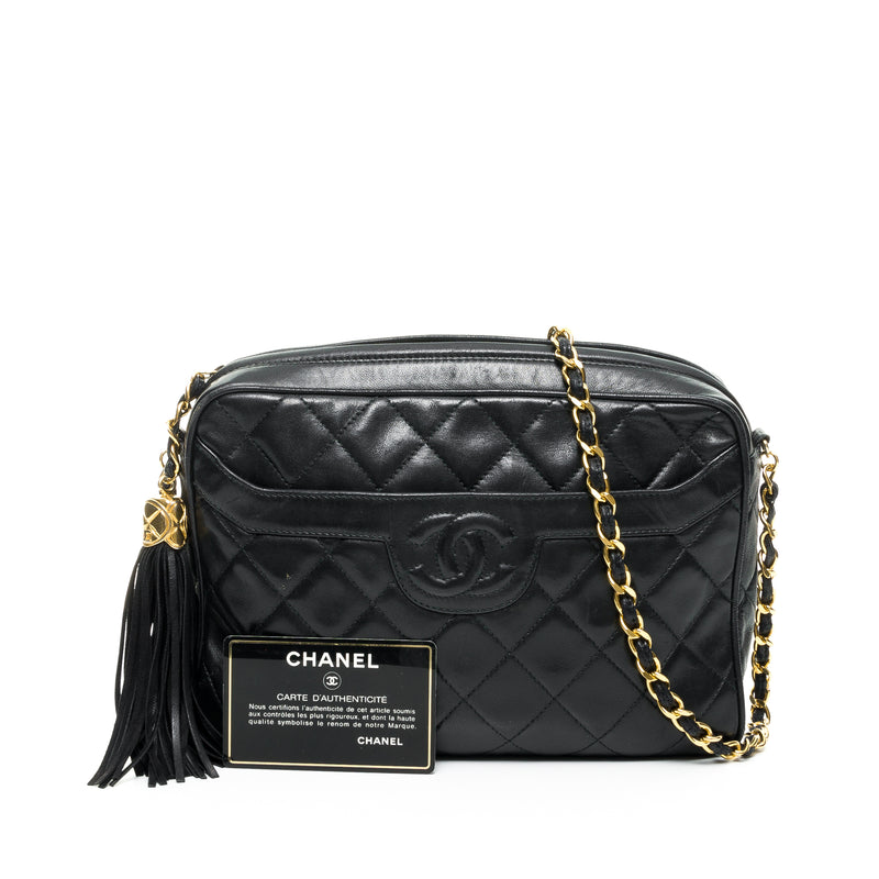 1994-1995 Chanel Black Chocolate Leather Shopping Tote Bag For Sale at  1stDibs