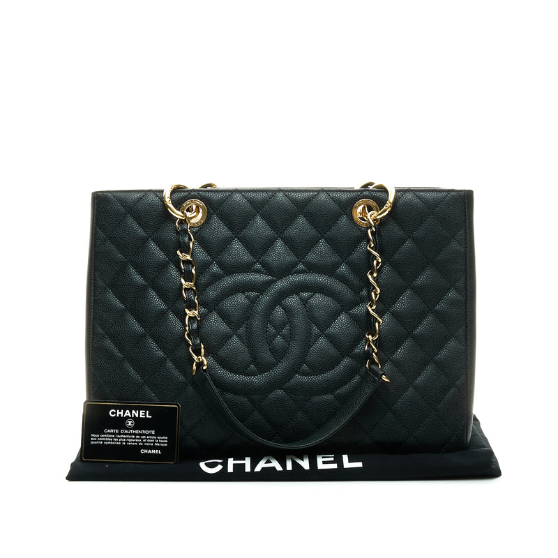 CHANEL Grand Shopping Tote (GST) Beige Caviar Gold Hardware 2013 - BoutiQi  Bags