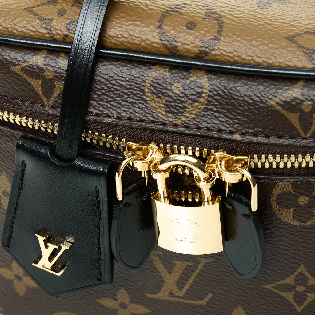 Louis Vuitton Monogram Duffle Bag PM of Coated Canvas and Gold