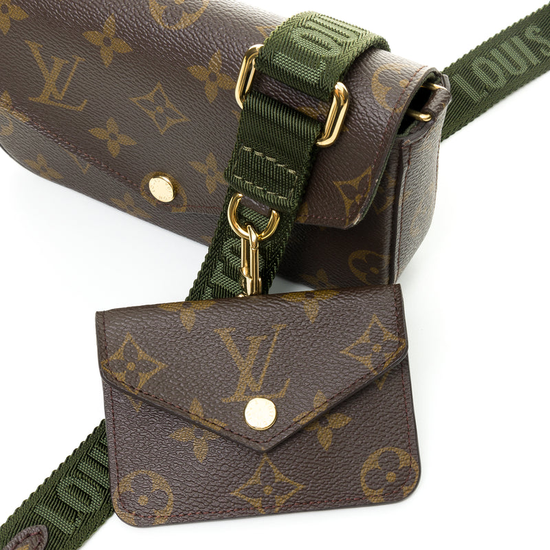 Felicie Strap and Go Wallet on Chain in Monogram coated canvas, Gold  Hardware