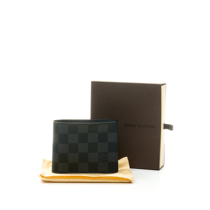 Louis Vuitton Wallet Slender Damier Ebene Brown in Canvas - US