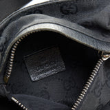 GG Supreme Double Pocket Belt bag in Canvas, Silver Hardware