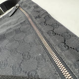 GG Supreme Double Pocket Belt bag in Canvas, Silver Hardware