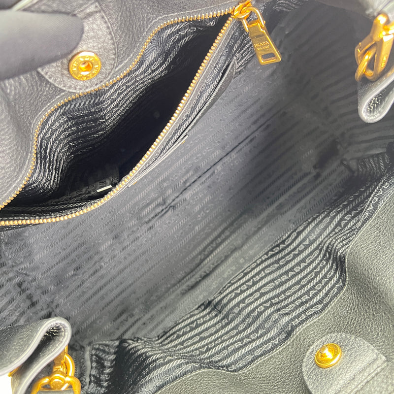 Vitello Daino Shopping Tote bag in Calfskin, Gold Hardware