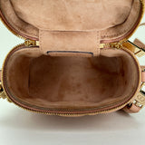 LADY DIOR Micro Vanity bag in Lambskin, Gold Hardware