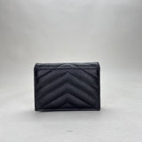 Card Case Card holder in Caviar leather, Lacquered Metal Hardware