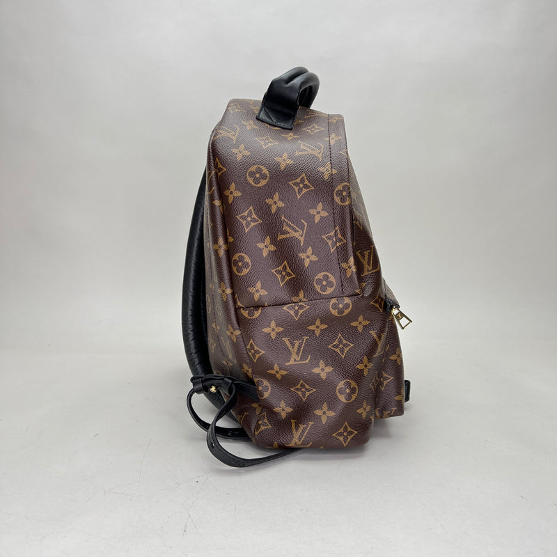 Palm Spring  MM Backpack in Monogram coated canvas, Gold Hardware