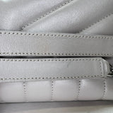 Loulou Medium Crossbody bag in Calfskin, Silver Hardware