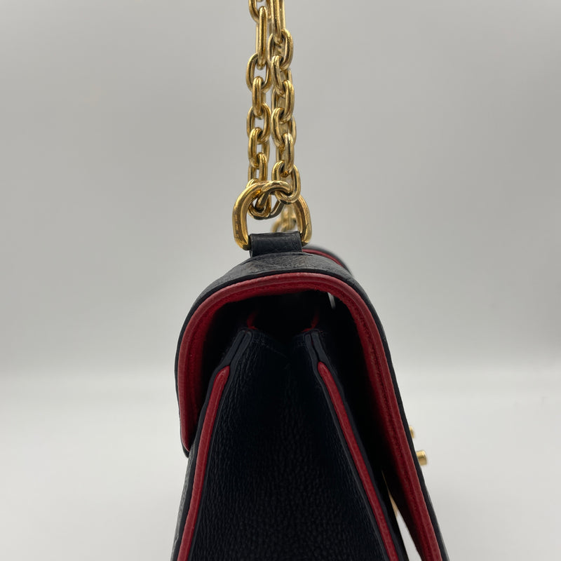 Sulpice One Size Shoulder bag in Monogram Empreinte leather, Gold Hardware