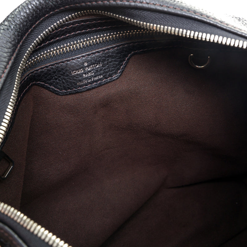 Selene Shoulder bag in Mahina leather, Silver Hardware