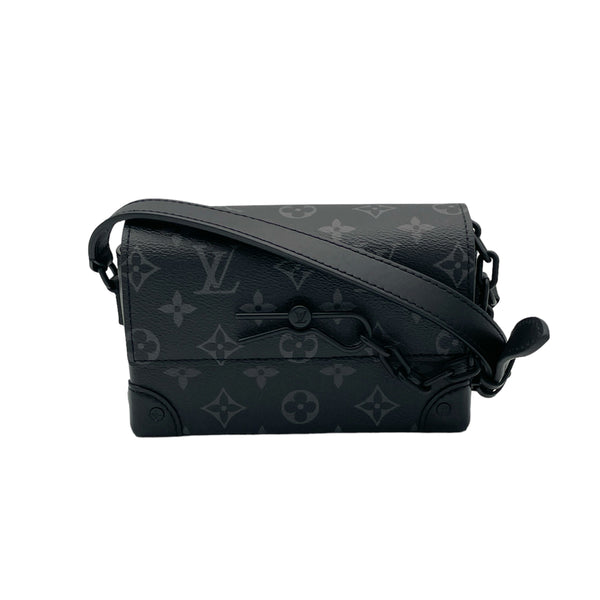 Steamer Wearable Wallet in Monogram coated canvas, Lacquered Metal Hardware
