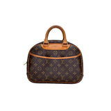 Trouville Bowler Small Top handle bag in Monogram coated canvas, Gold Hardware