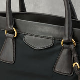 Shopping Top Handle Bag in Nylon, Gold Hardware