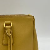Galleria Small Top handle bag in Saffiano leather, Gold Hardware