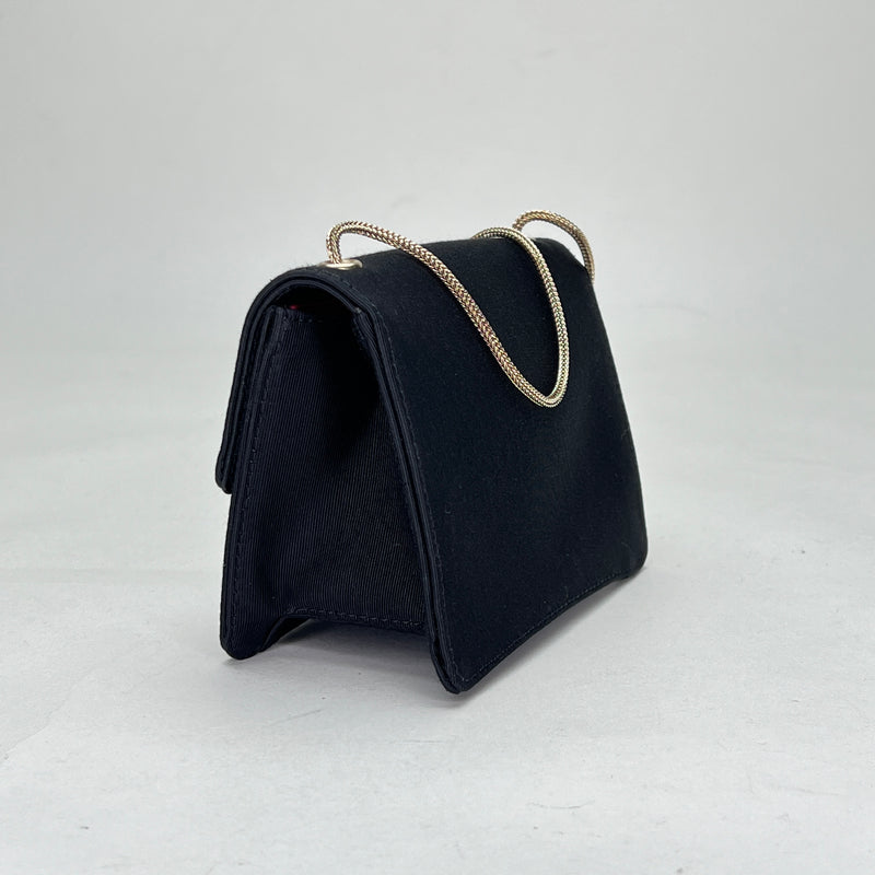 2.55 Mini Shoulder bag in Fabric, Gold Hardware