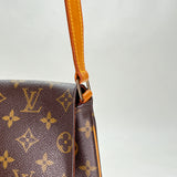 Musette Salsa PM Crossbody bag in Monogram coated canvas, Gold Hardware